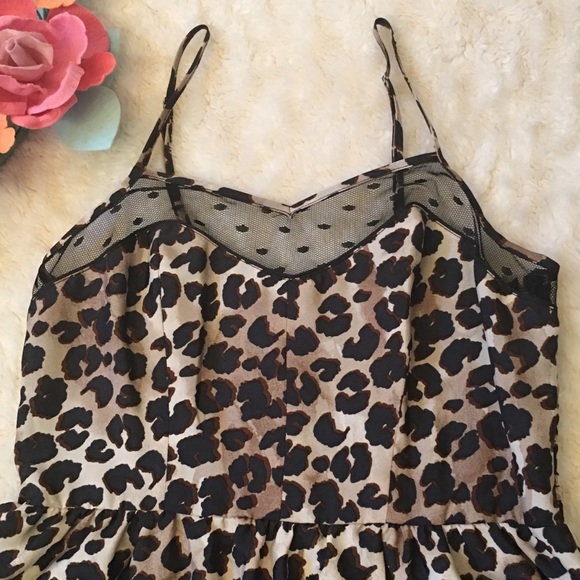 Xhilaration leopard/cheetah print dress S - Picture 3 of 8